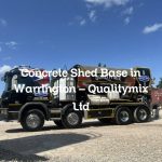Concrete Shed Base in Warrington – Qualitymix Ltd