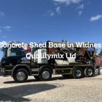 Concrete Shed Base in Widnes | Qualitymix Ltd